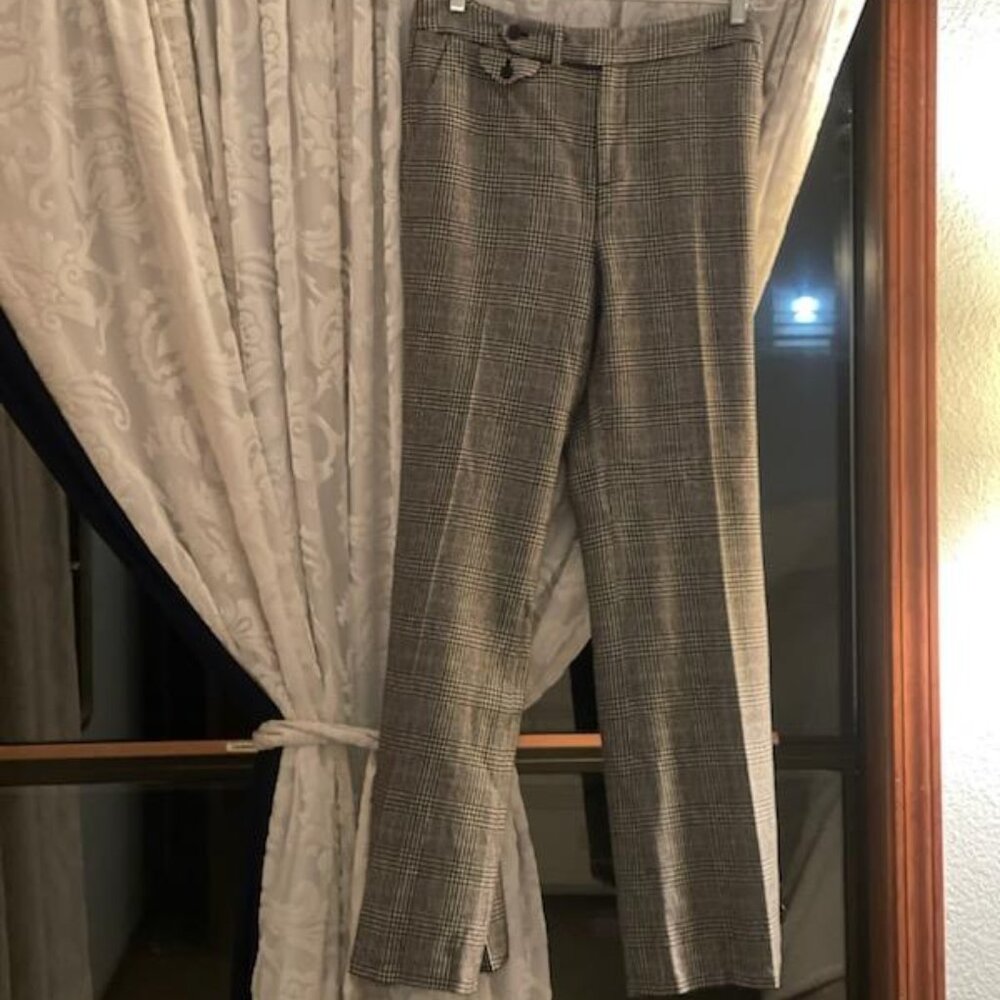 Houndstooth Trousers, Ralph Lauren , Size 6